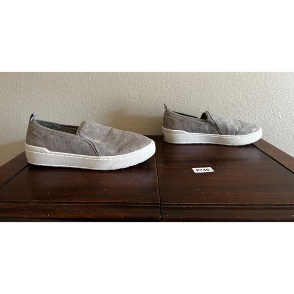 Dr. Scholl's Nova Sneakers 10M Women's Shoes Slip On Gray Perforated Fabric - Picture 2 of 9